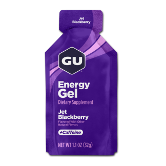 GU Energy Gel Jet Blackberry with Caffeine