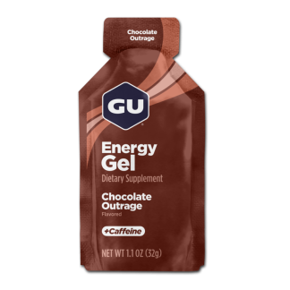 GU Energy Gel-Chocolate Outrage with Caffeine